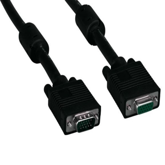 SANOXY Cables and Adapters; 6ft SVGA HD15 M/F Monitor Extension Cable with Ferrites