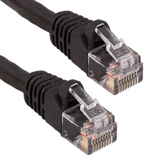 SANOXY Cables and Adapters; 7ft Cat6 550 MHz UTP Snagless Ethernet Network Patch Cable, Black