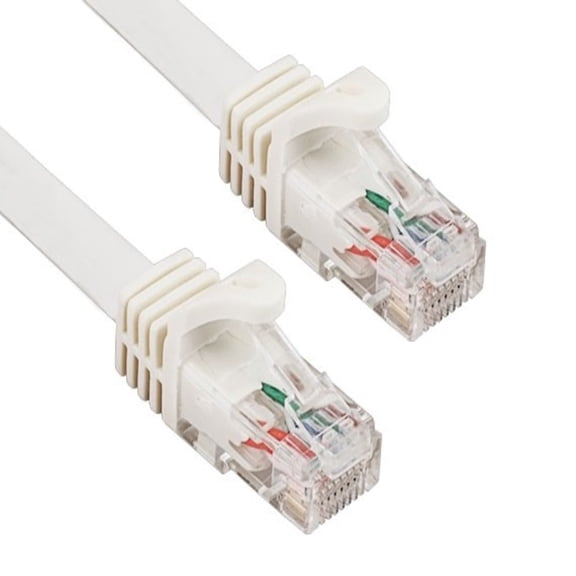 SANOXY Cables and Adapters; 7ft Cat6a 600 MHz UTP Snagless Ethernet Network Patch Cable, White