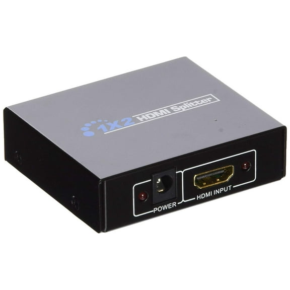 SANOXY Full HD 1x2 Port HDMI Splitter Amplifier Repeater 3D 1080p Female Switch Box Hub