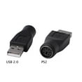thumbnail image 1 of SANOXY PS/2 Female to USB Male Adapter-Replacement PS/2 Keyboard to USB Passive Adapter - M/F (BLACK), 1 of 3