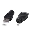 thumbnail image 1 of SANOXY PS/2 Female to USB Male Passive Adapter-Replacement for Keyboard, Mouse, 1 of 2
