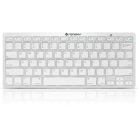SANOXY Slim wifi Keyboard for iOS, Android, Windows and Mac (compatible with BT devices)