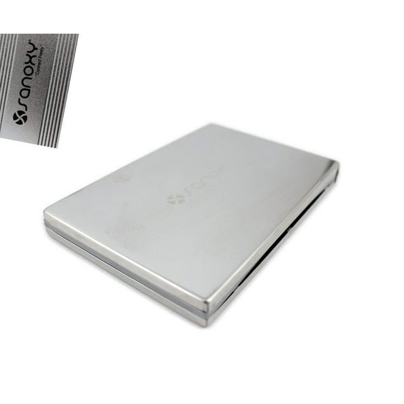 SANOXY USB 2.0 SATA Portable Hard Drive Enclosure / Hard Disk Case 2.5 inch SATA screw-free stainless steel housing