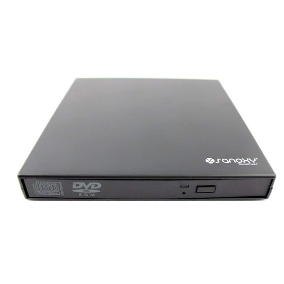 SANOXY USB 2.0 Slim External DVD ROM CD-RW Combo Portable Drive (black)