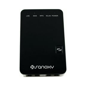 SANOXY Wi-Fi Range Extender 300mbps 2.4GHZ 801.11N Multifunction Wall Plug Mini Router / Repeater / Access Point / Client / Bridge