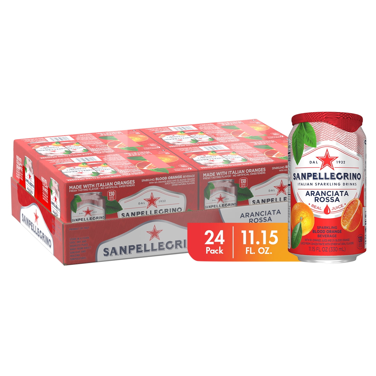 SANPELLEGRINO Blood Orange Sparkling Fruit Beverage 24-11.15 fl