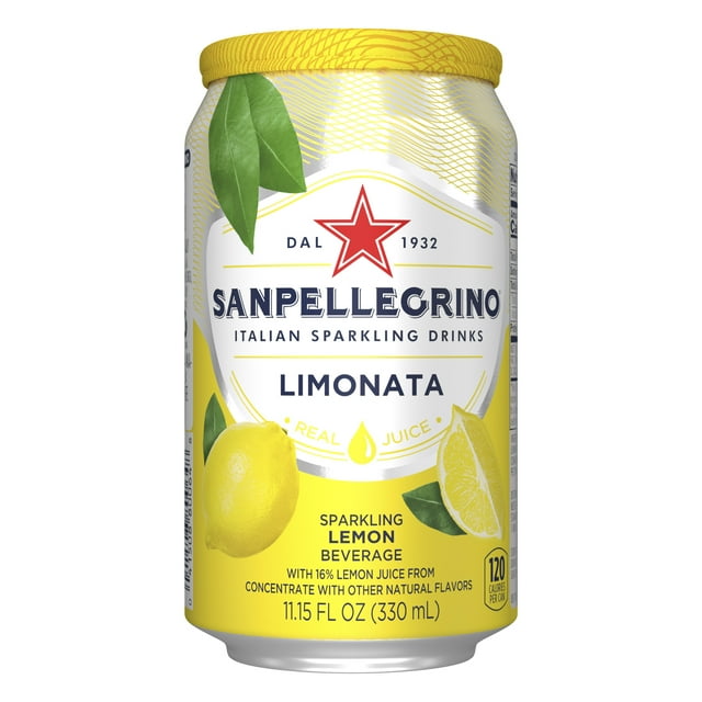 SANPELLEGRINO Sparkling Fruit Beverages, Limonata/Lemon 11.15ounce