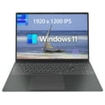 thumbnail image 1 of SANPTENT 16" Windows 11 Pro Business Laptop 16GB RAM 512GB SSD with 4 Core Intel Alder Lake N95, 1920x1200 FHD IPS Screen, FingerPrint, Backlit Keyboard, w/accessories, 1 of 7