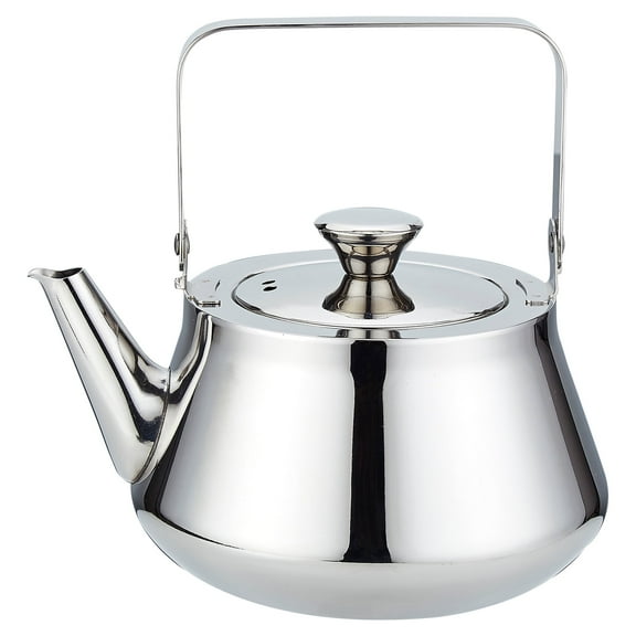 SANQIAHOME 1.6 Quart stainless steel teapot with Infuser A modern, minimalist style