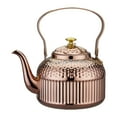 thumbnail image 1 of SANQIAHOME Antique 1.2L (40Oz) Stainless Steel Teapot with Infuser copper, 1 of 11