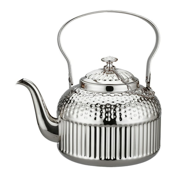 SANQIAHOME Antique 1.2L (40Oz) Stainless Steel Teapot with Infuser copper