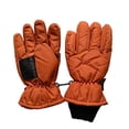 thumbnail image 1 of SANREMO Unisex Kids Thinsulate and Waterproof Cold Weather Ski Gloves(6-8 Years, Rust), 1 of 1
