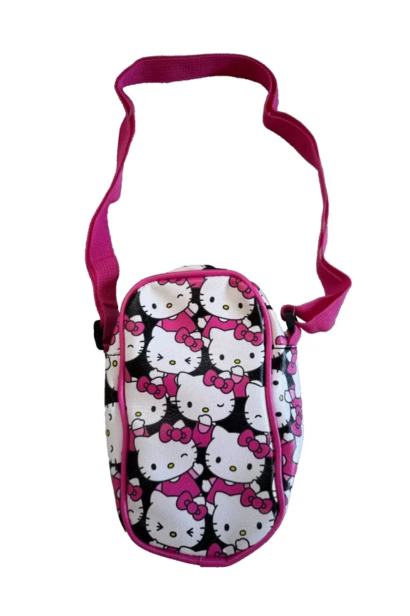 SANRIO Hello Kitty Black Crossbody Bag/Handbag/Pouch/Wallet