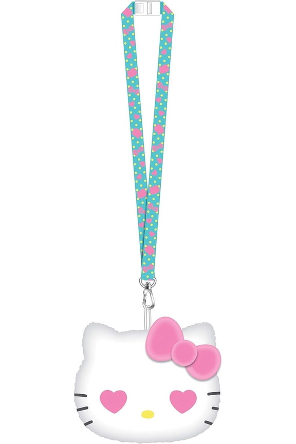 Hello Kitty Deluxe Lanyard with Pouch Card Holder