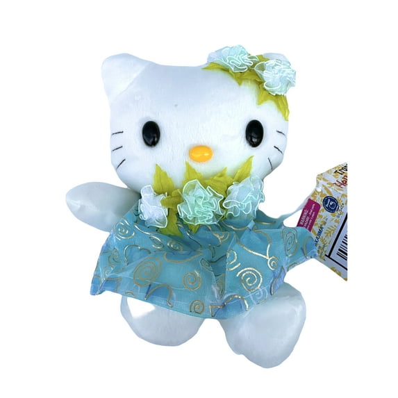 SANRIO Hello Kitty Plush - Hello Kitty Tropical Plush Doll In Blue Dress