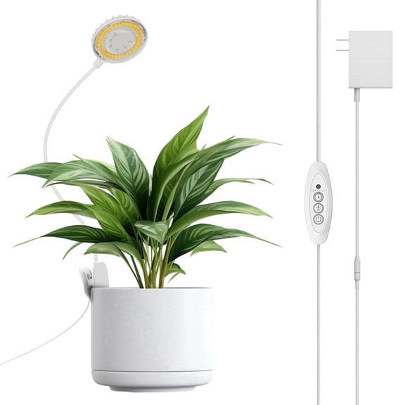 SANSI 12W Pot Clip LED Dimmable Indoor Grow Lights, Natural Daylight