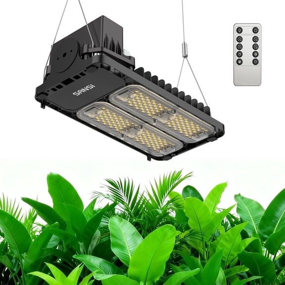 SANSI 100W Full Spectrum Dimmable Grow Light, IP65, Timer/Remote for 3x3/2x2 Tent