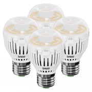 SANSI 4-Pack 12W LED Light Bulbs, 1600 Lumens A15 5000K Daylight White Lamp for Home Lighting