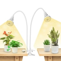 SANSI 20W LED Grow Light Bulb, Full Spectrum White Clip-on Plant Grow Light for Indoor Plant