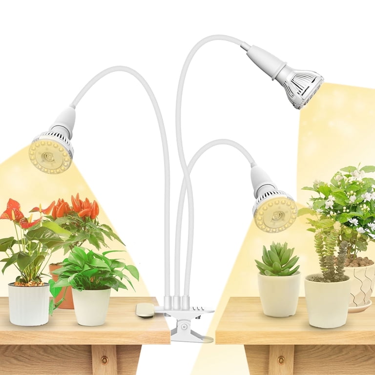 Sansi LED Grow Light Bulb, Full Spectrum, Energy Efficient, Indoor Plant Light, 30W, White