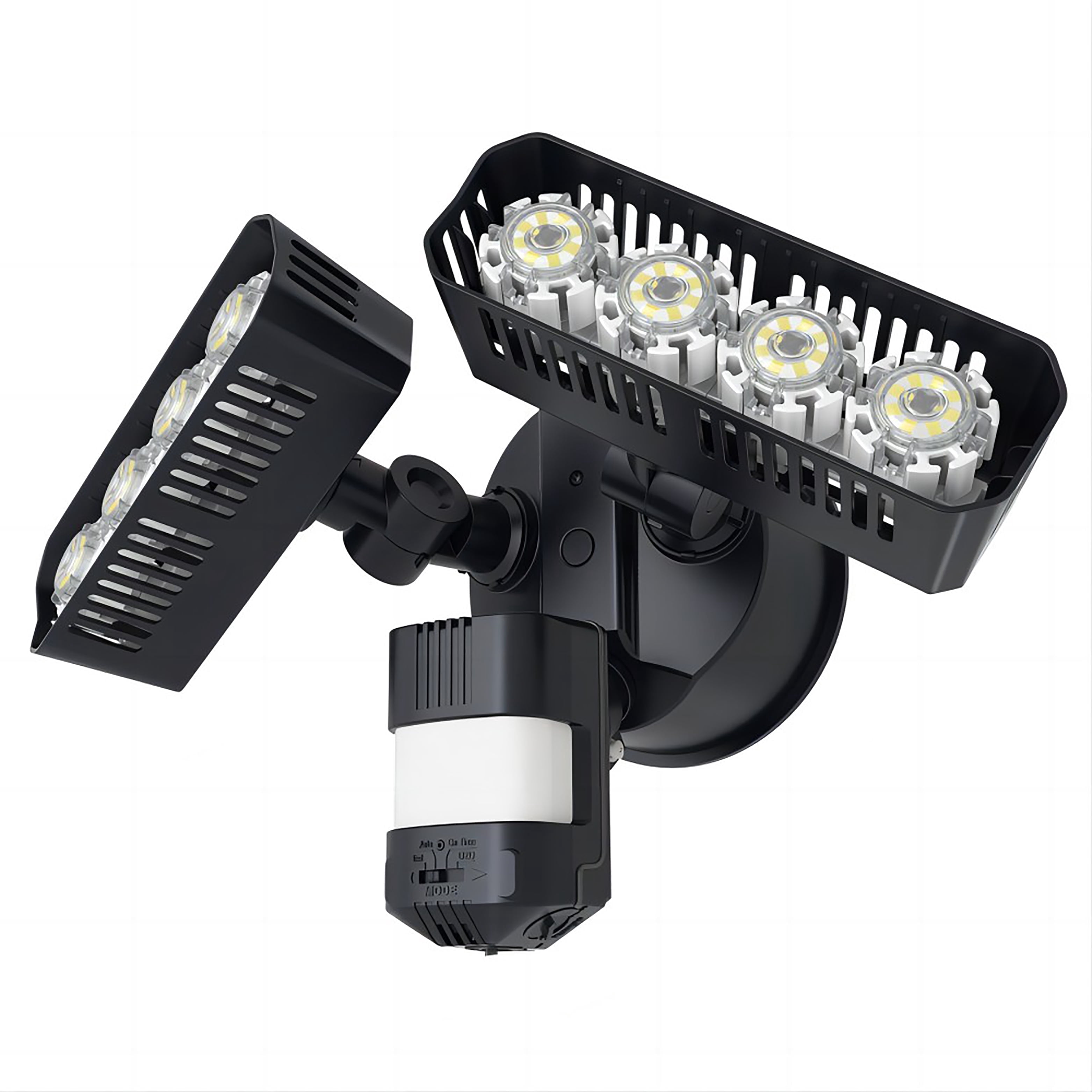 Led Security Light SANSI 36W LED Motion Sensor Outdoor Security Light, 3 Adjustable Heads ...