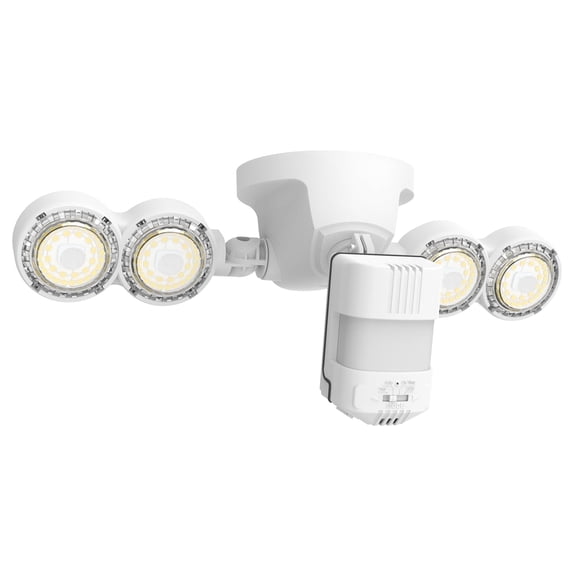 SANSI 40W 5000LM LED Security Light White, Motion Sensor Light Outdoor, 5000K Dusk to Dawn, 4 Modes