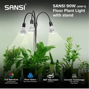 SANSI 90W LED Energy Saving Indoor Grow Light with Adjustable Tripod Stand
