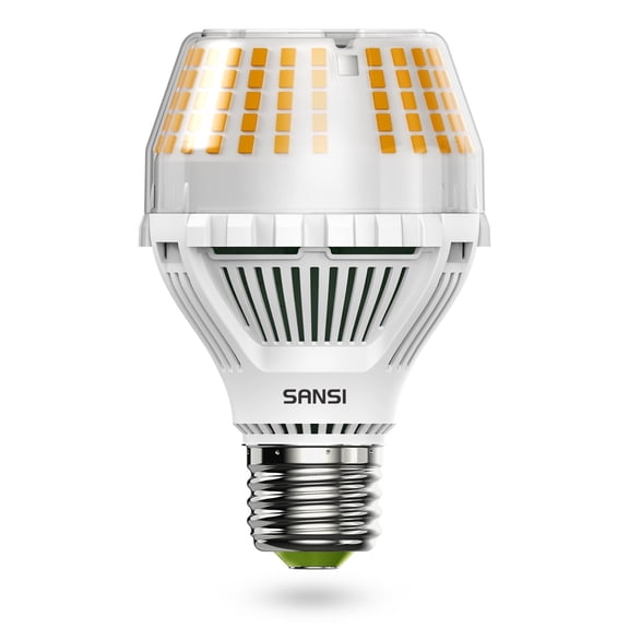SANSI Dimmable LED Light Bulb 150 Watt Equivalent, A19 2500 Lumens 3000K Soft White Light Bulb, E26 Base, 22.5 Years Lifespan, 17W Energy Saving Light Bulbs for Living Room Bedroom Kitchen