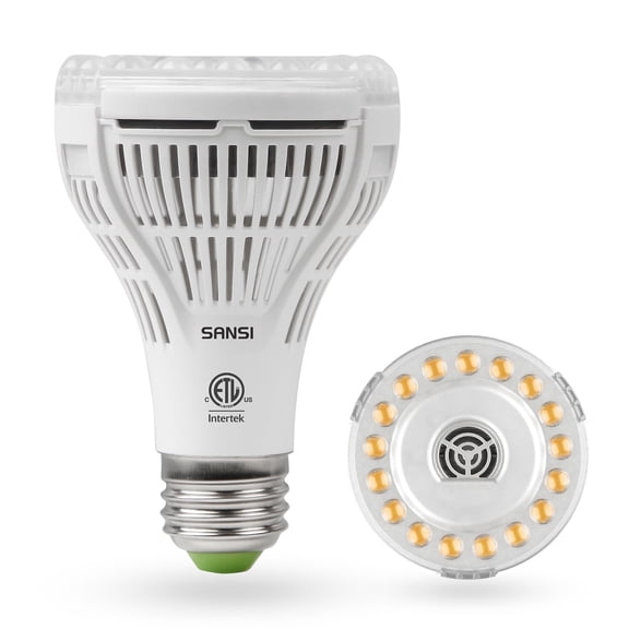 SANSI Full Spectrum 15W Grow Light Bulb, 4000K Natural Daylight LED Plant Lights