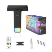 SANSI Solar Underwater Pool Light 20-Color 3-Mode LED Remote Controlled Above-Ground 1-Pack
