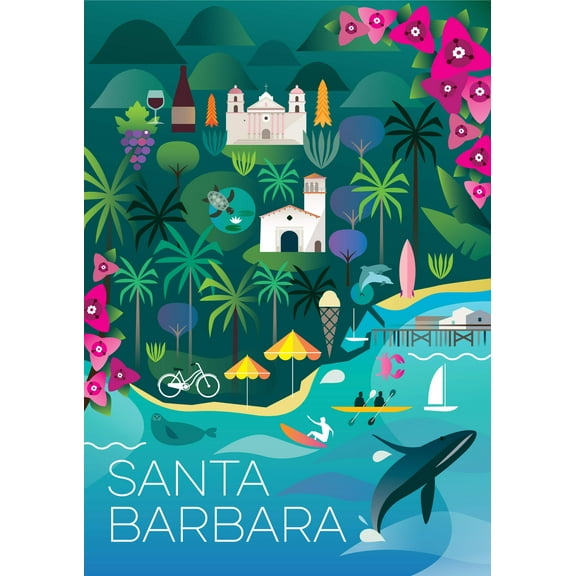 SANTA BARBARA PRINT