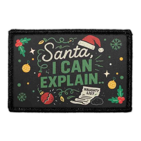 Santa I Can Explain - Removable Patch