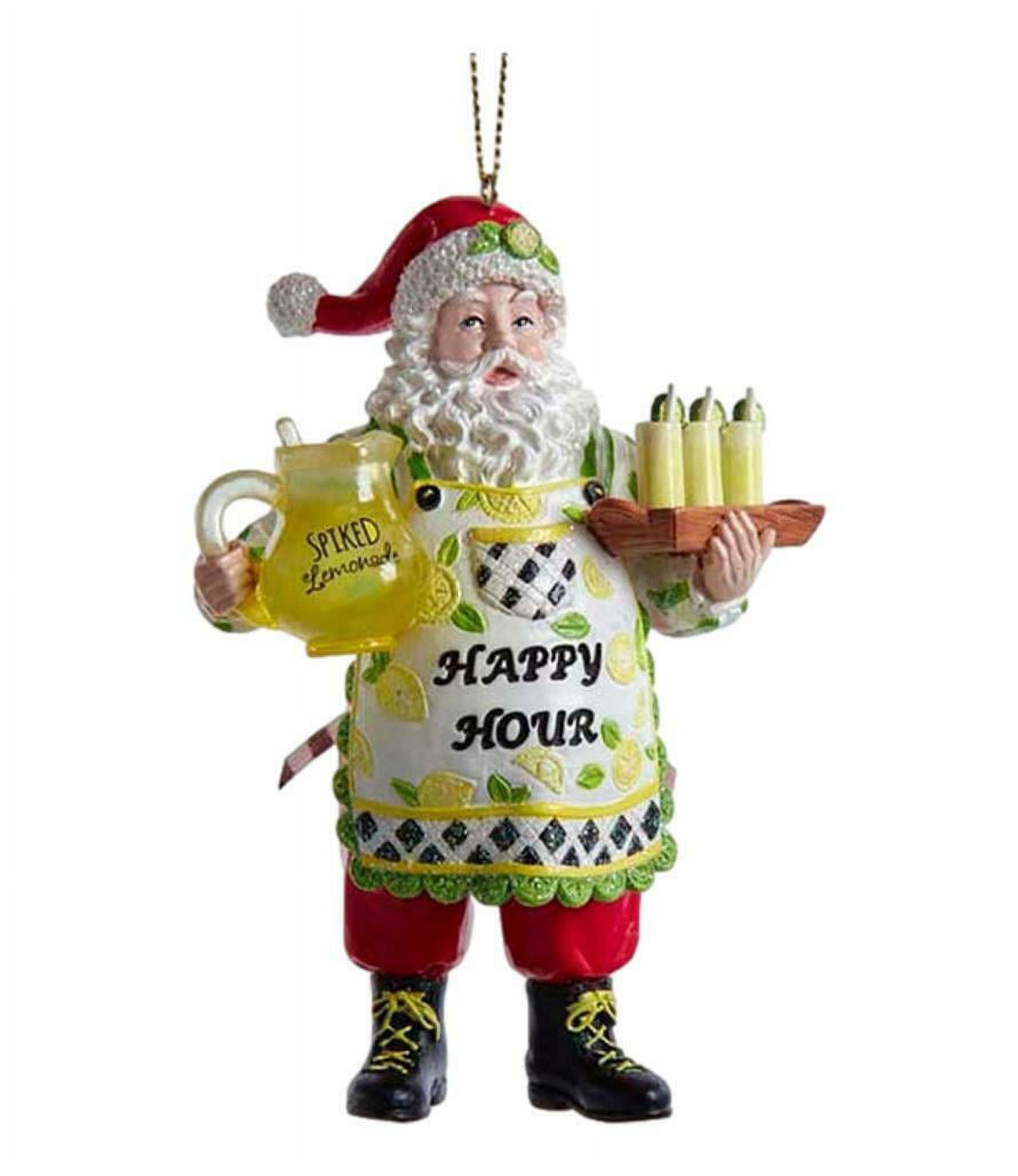 SANTA SERVING SPIKED LEMONADE Happy Hour Christmas Ornament by Kurt Adler