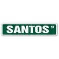 thumbnail image 1 of SANTOS Street Sign Childrens Name Room Sign | Indoor/Outdoor |  24" Wide, 1 of 5