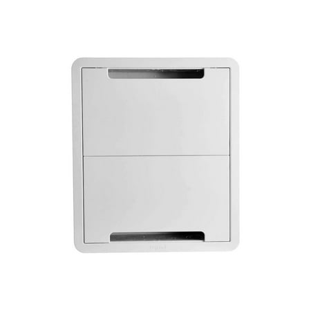 Sanus - TV Media In-Wall Box - 17" - White