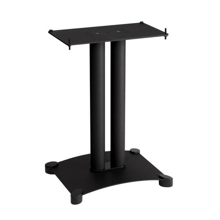 Sanus - Foundations Steel Series Center-Channel Speaker Stand - Black