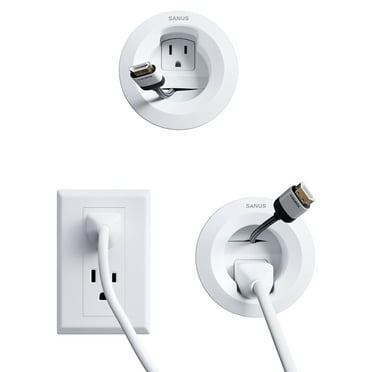 SANUS Vuepoint in-wall Cable Concealer Power Grommet Kit for Mounted TVs - FPACM1