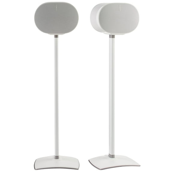 SANUS Wireless Speaker Stands for Sonos ERA 300 (White) - Pair, Perfect Stand Setup for Easy and Secure Mounting of New Sonos Era 300 Speakers - OSSE32-W2