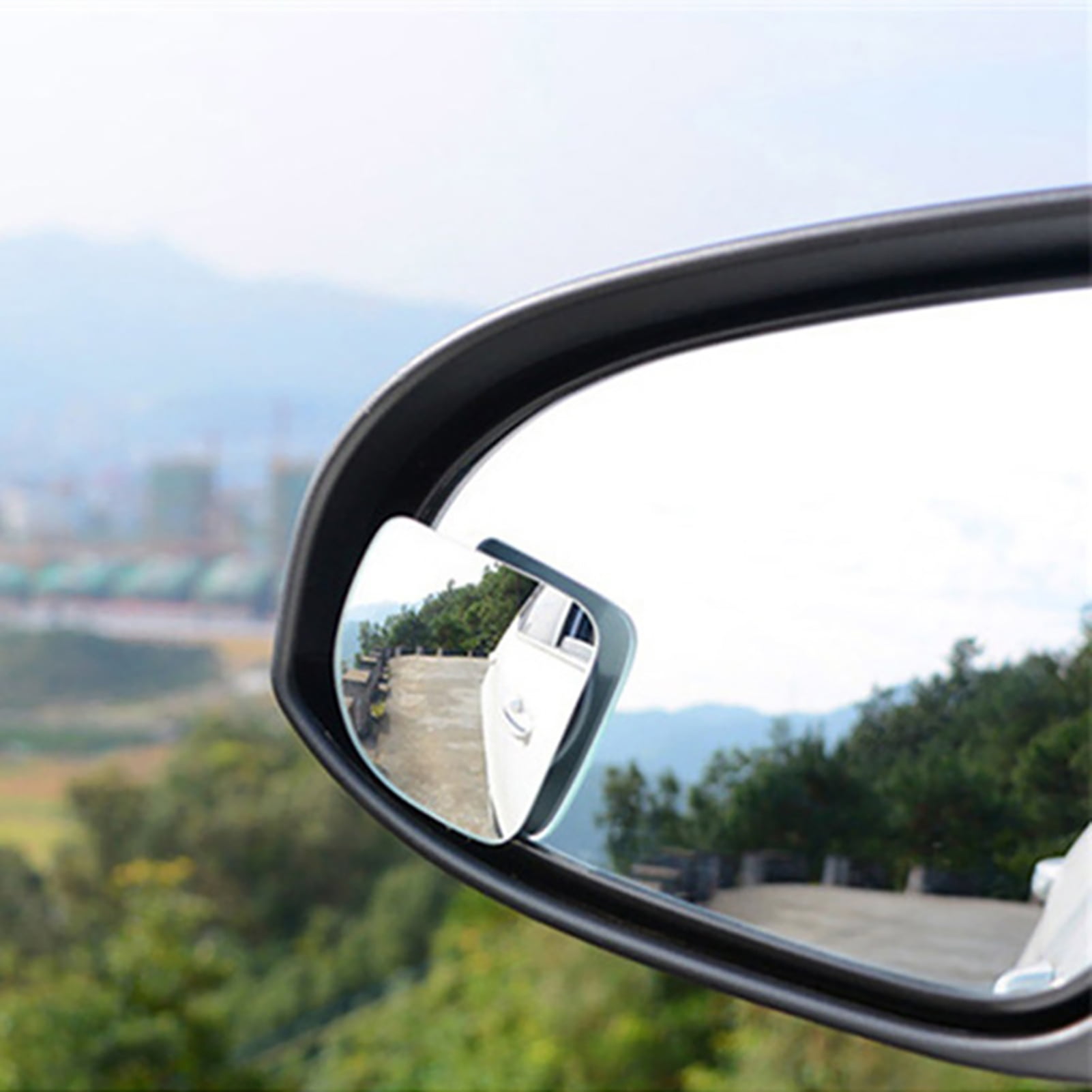  Blind Spot Mirror for Car, Rotatable Auto Side Door Rear View  Mirror, HD Glass Passenger Side Outside View Mirror Stick on Design,  Universal for Car, Truck, SUV, RV, Van : Automotive