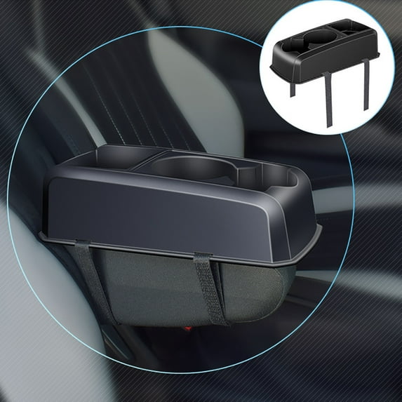 SANWOOD Auto Car Gap Crevice Water Cup Holder Beverage Bottle Storage Box Case Armrest