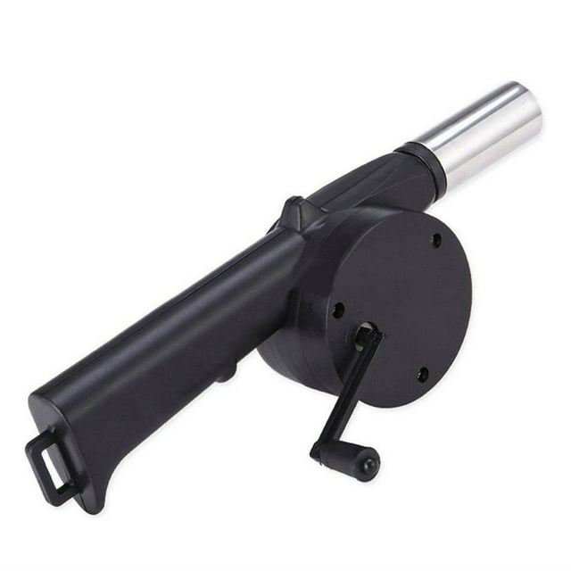 SANWOOD BBQ Fan Powerful Hand Crank Barbecue BBQ Fire Fan Air Blower Bellow Outdoor Camping Tool
