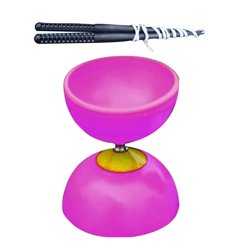 SANWOOD Diabolo Funny Chinese YOYO 3 Bearing Clutch Diabolo Set Metal