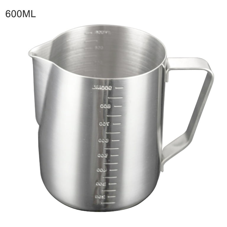 400/600ML Elegant Stainless Steel Coffee Pitcher Colorful Milk