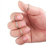 SANWOOD Guitar Pick 4 Pcs Guitar Finger Picks Metal Butterfly Shape Plectrum Thumb Pick Accessory