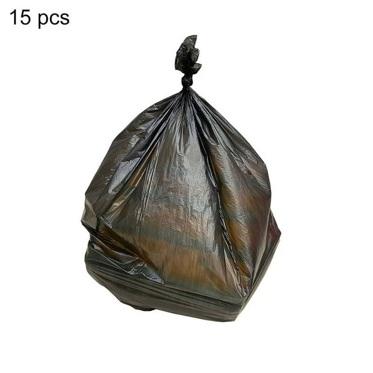 SANWOOD Rubbish Bag,15Pcs/1 Roll 60x80cm Disposable Kitchen Waste Trash  Rubbish Pouch Garbage Bags