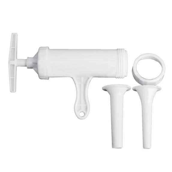 SANWOOD Sausage Stuffer Kitchen Manual Meat Sausage Filler Stuffer Funnel Salami Maker Machine