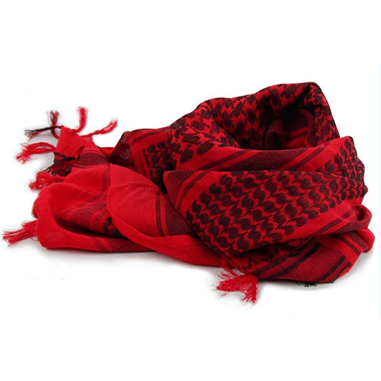 Shemagh Scarf - Desert Shemagh Scarves For Men and Women Red&Black