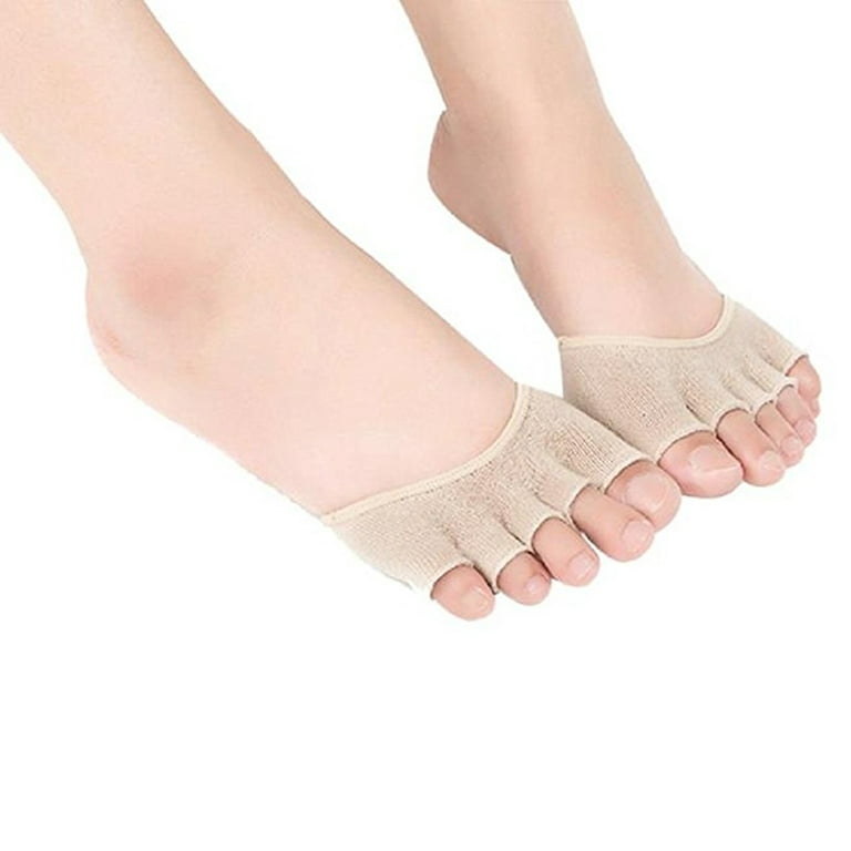 SANWOOD Socks Women's Yoga Sports Half Toe Socks Five Toes Separator Socks  Foot Care Gift 