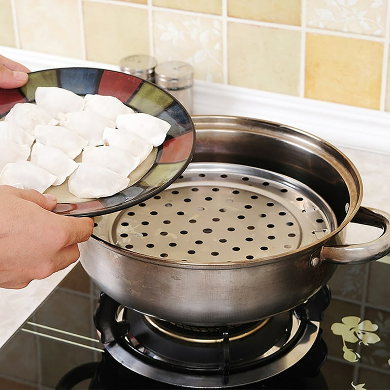 steam pot Steamer Insert Pans Stainless Steel Steamer 20cm Kitchen